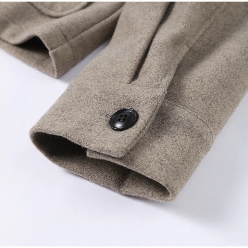 Elegant Wool Cropped Jacket