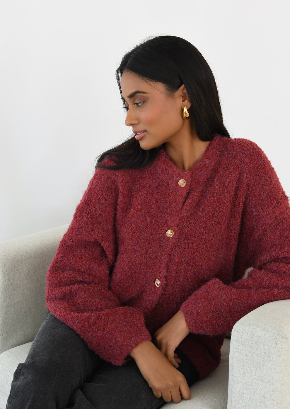 Cozy Curly Wool Vest