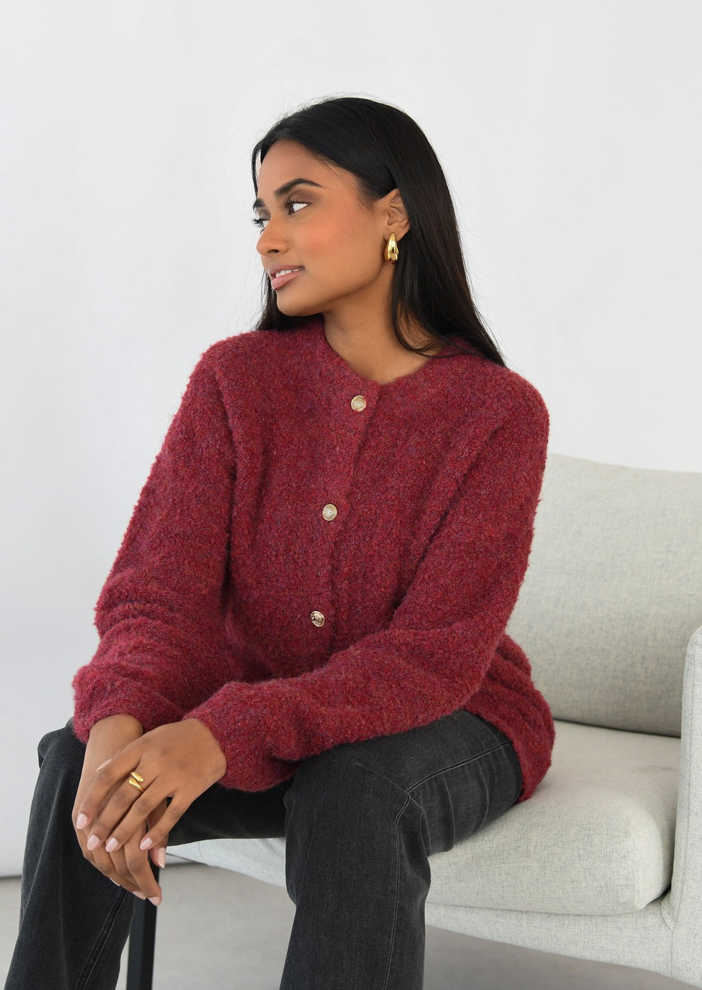 Cozy Curly Wool Vest